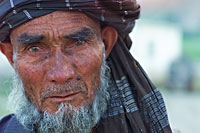 Gammel mand fotograferet i Samangan-provinsen i det nordlige Afghanistan (foto: Michael Lund)